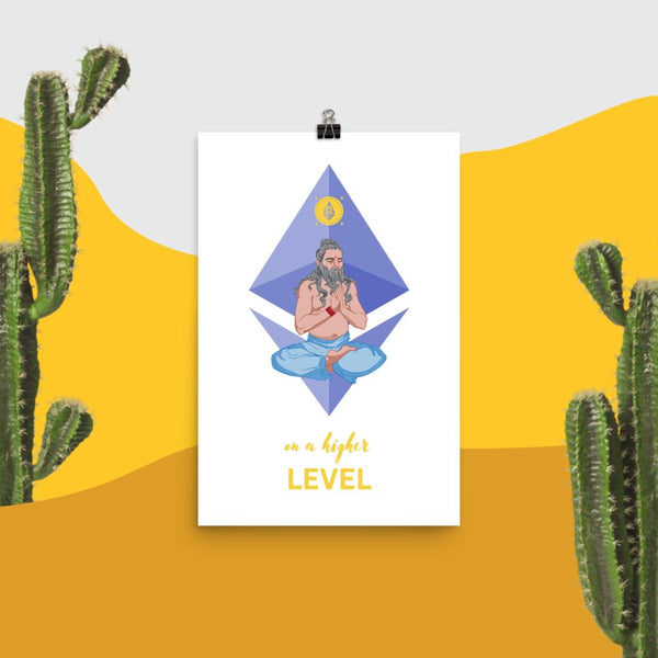 Ethereum: On a Higher Level Poster - mycryptoloot