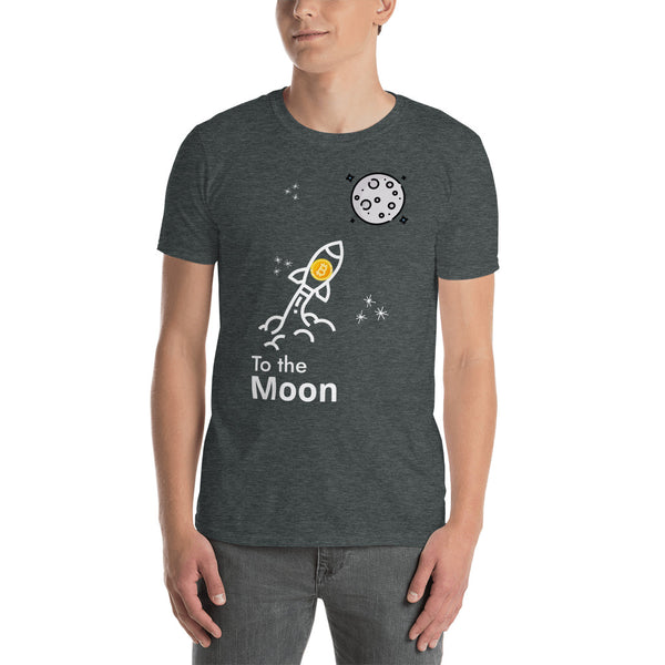 Bitcoin: To the Moon Unisex T-Shirt - mycryptoloot