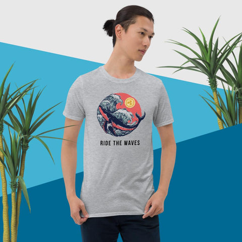 XRP Ripple: Ride the Wave Unisex T-Shirt - mycryptoloot