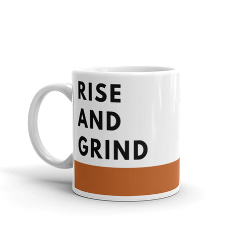 Rise and Grind Boss glossy mug - mycryptoloot