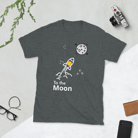 Bitcoin: To the Moon Unisex T-Shirt - mycryptoloot