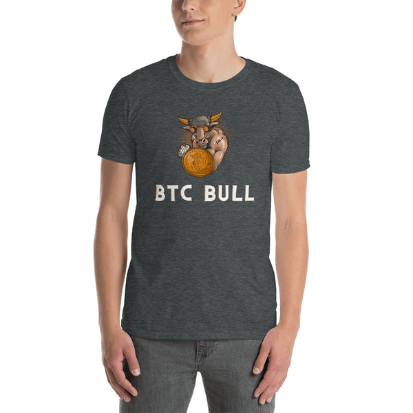 Bitcoin: BTC Bull WIN IT Short-Sleeve Unisex T-Shirt - mycryptoloot