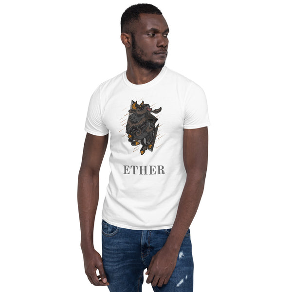 Ethereum: Ether Bull Unisex T-Shirt - mycryptoloot