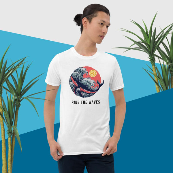 XRP Ripple: Ride the Wave Unisex T-Shirt - mycryptoloot