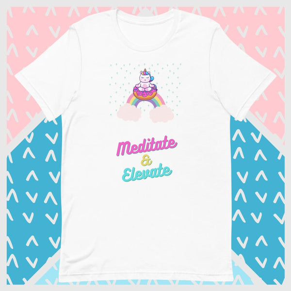 Uniswap: Meditate and Elevate Short-Sleeve Unisex T-Shirt - mycryptoloot