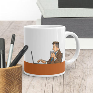 Rise and Grind Boss glossy mug - mycryptoloot